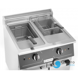  Frytownica 2x24l  elektryczna z szafką | GREF2C grafen