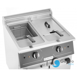  Frytownica 2x24l  elektryczna z szafką | GREF2C grafen