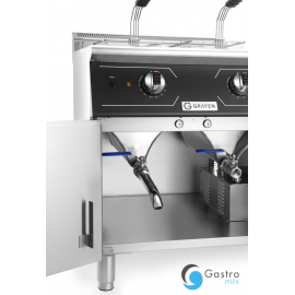  Frytownica 2x24l  elektryczna z szafką | GREF2C grafen