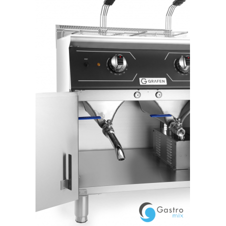 Frytownica 2x24l  elektryczna z szafką | GREF2C grafen 