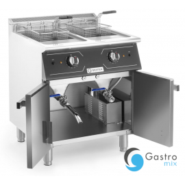  Frytownica 2x24l  elektryczna z szafką | GREF2C grafen