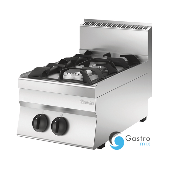 Kuchnia gazowa - 2 palniki | 1151123 bartscher 