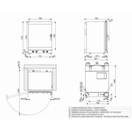 Piec konwekcyjny Smeg Professional  z nawilżaniem – na 10 blach |ALFA1035H-2 smeg