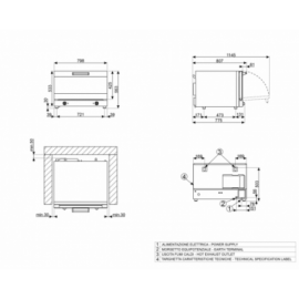 Piec konwekcyjny Smeg Professional – na 4 blachy | ALFA410-2 SMEG