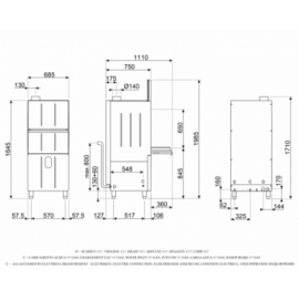 Profesjonalna zmywarka do akcesoriów SMEG |  UW5757DPS