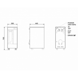 System Uzdatniania Wody Smeg Professional WO-30-01 (Osmoza)| WO-30-01  smeg