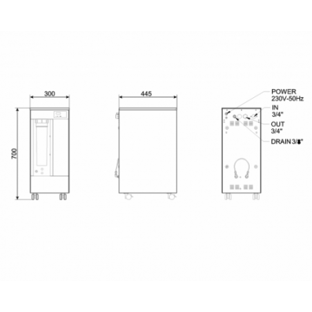 System Uzdatniania Wody Smeg Professional WO-30-01 (Osmoza)| WO-30-01  smeg 