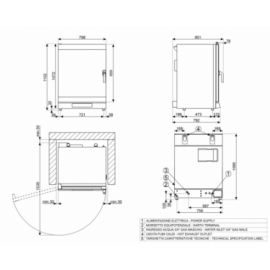  Piec konwekcyjny Smeg Professional – na 10 blach z panelem dotykowym| ALFA1035E1HDS smeg