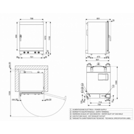 Piec konwekcyjny Smeg Professional – na 10 blach ze sterowaniem manualnym | ALFA1035HR-2 smeg