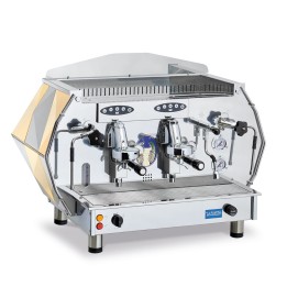 Ekspres do kawy Smeg Professional / La Pavoni Diamante – 2-grupowy, automatyczny (złoty) | DIA2SV1928EU