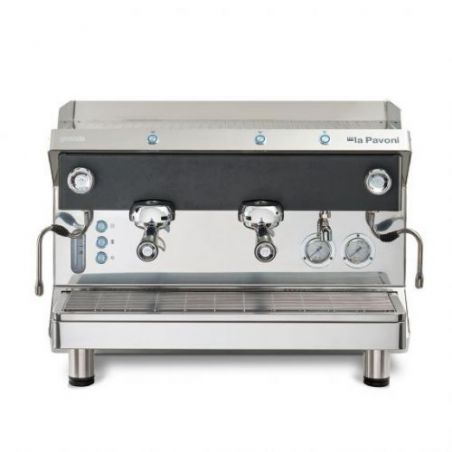 Ekspres do kawy Smeg Professional / La Pavoni Geniale – 2-grupowy, półautomatyczny (czarny)|... 