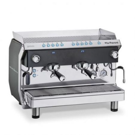Ekspres do kawy Smeg Professional / La Pavoni Geniale – 2-grupowy, wolumetryczny (czarny)  |... 