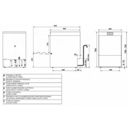 Zmywarka gastronomiczna do szkła Smeg Professional | SPG413M 