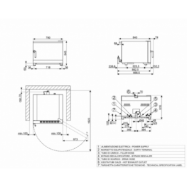 Profesjonalny piec konwekcyjno-parowy Smeg Professional | SPO5R2SD (Galileo) – 5 × GN1/1