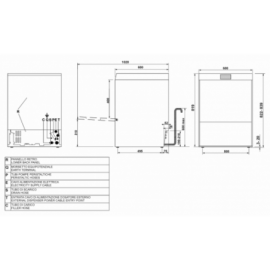 Zmywarka podblatowa Smeg Professional | SPD513S
