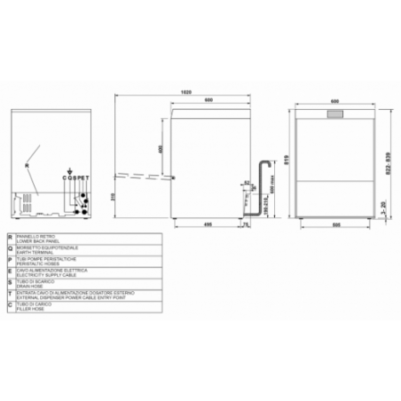 Zmywarka podblatowa Smeg Professional | SPD513S 