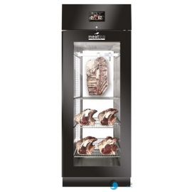 Szafa do sezonowania  1-drzwiowa 700l  - MEAT PANORAMA 700 BLACK GREEN | AC9I08 grafen