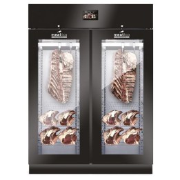Szafa 2-drzwiowa 1500 l -  MEAT 1500 BLACK GREEN | AC9F18 grafen