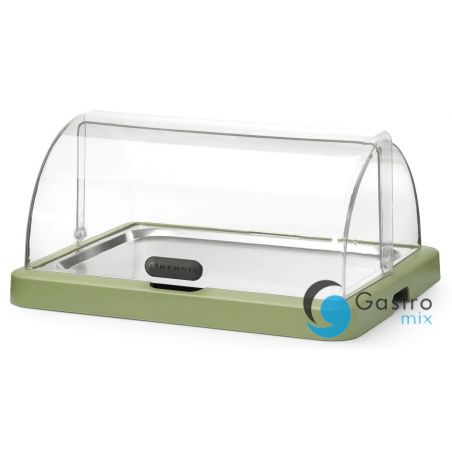 Pojedyncza witrynka chłodząca roll-top Duo UNIQ zielony| 871966 hendi 