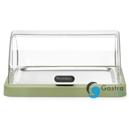 Pojedyncza witrynka chłodząca roll-top Duo UNIQ zielony| 871966 hendi 