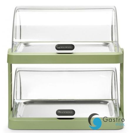 Podwójna  witrynka chłodząca roll-top Duo UNIQ | 871973 hendi 