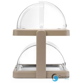  Podwójna  witrynka chłodząca roll-top Duo UNIQ - beżowy  | 871959 hendi