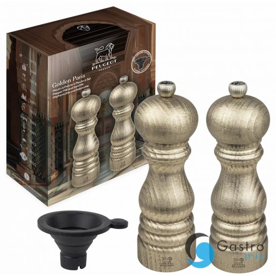 Zestaw młynków 18 cm GOLDEN PARIS - PEUGEOT | PG-48006 tom-gast 