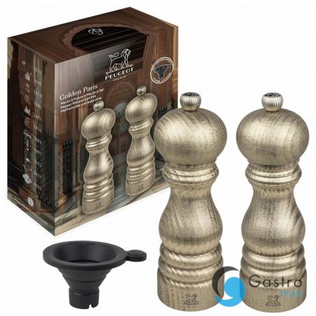 Zestaw młynków 18 cm GOLDEN PARIS - PEUGEOT | PG-48006 tom-gast 