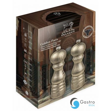 Zestaw młynków 18 cm GOLDEN PARIS - PEUGEOT | PG-48006 tom-gast 