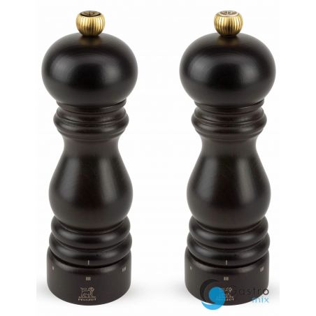 PARIS Zestaw młynków sól + pieprz 18 cm, czekolada | PG-2-2346100 tom-gast 