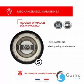  PARIS Zestaw młynków sól + pieprz 18 cm, czekolada | PG-2-2346100 tom-gast