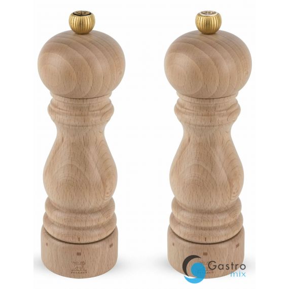 PARIS Zestaw młynków sól + pieprz 18 cm, naturalny | PG-2-2338600 tom-gast 