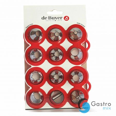 Zestaw końcówek cukierniczych II (op.12 szt) - DE BUYER | D-4150-09  tom-gast 