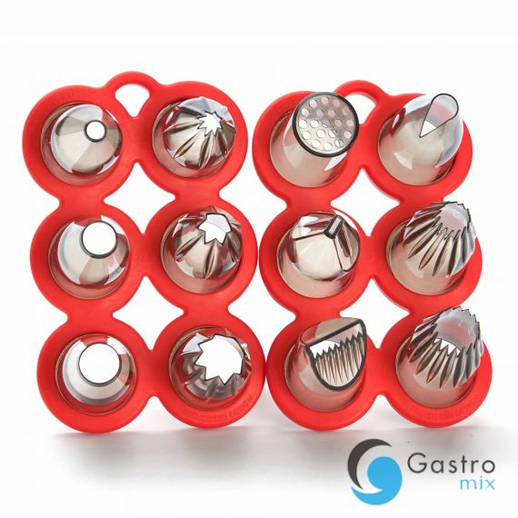 Zestaw końcówek cukierniczych I (op.12 szt) - DE BUYER | D-4150-04  tom-gast 