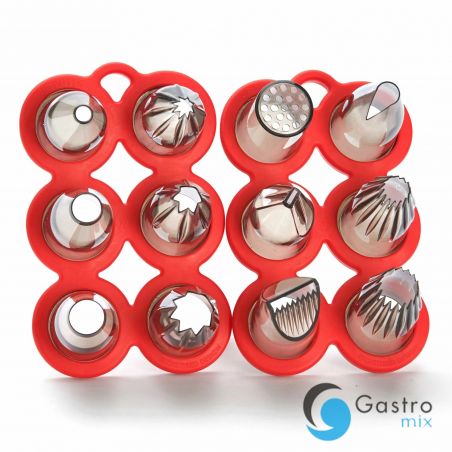 Zestaw końcówek cukierniczych I (op.12 szt) - DE BUYER | D-4150-04  tom-gast 