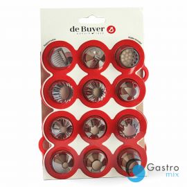  Zestaw końcówek cukierniczych I (op.12 szt) - DE BUYER | D-4150-04  tom-gast