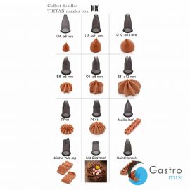  Zestaw końcówek cukierniczych I (op.12 szt) - DE BUYER | D-4150-04  tom-gast
