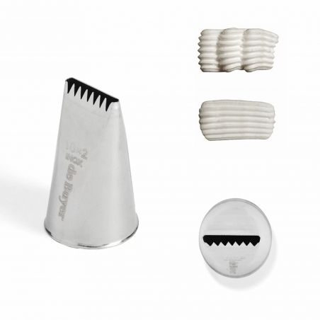 Końcówka cukiernicza stalowa gwiazda śr. 6 mm - DE BUYER | D-2113-06N tom-gast 