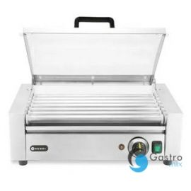 Podgrzewacz rolkowy 7 rolek  do parówek jednostrefowy, z energooszczędną pokrywą| 268636 hendi