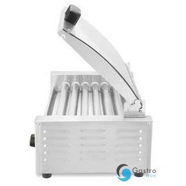 Podgrzewacz rolkowy 7 rolek  do parówek jednostrefowy, z energooszczędną pokrywą| 268636 hendi