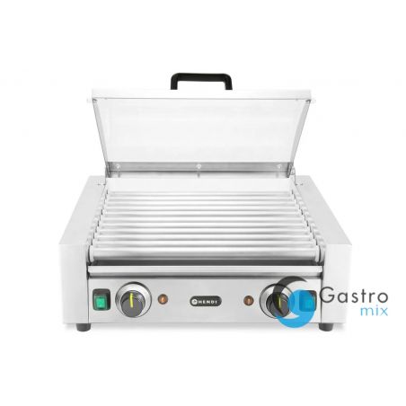 Podgrzewacz rolkowy 11 rolek do parówek dwustrefowy, z energooszczędną pokrywą| 268650 hendi 