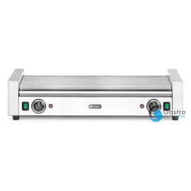 Podgrzewacz rolkowy  14 rolek do parówek XL - dwustrefowy, srebrny | 268674 hendi