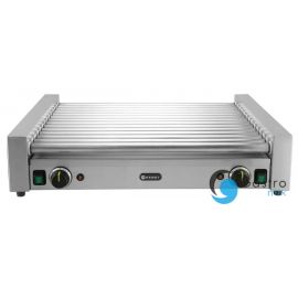 Podgrzewacz rolkowy  14 rolek do parówek XL - dwustrefowy, srebrny | 268674 hendi