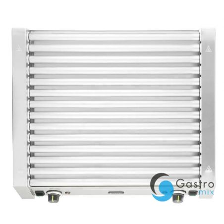 Podgrzewacz rolkowy  14 rolek do parówek XL - dwustrefowy, srebrny | 268674 hendi 