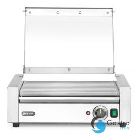  Podgrzewacz rolkowy 9 rolek  do parówek jednostrefowy, z energooszczędną pokrywą| 268643 hendi