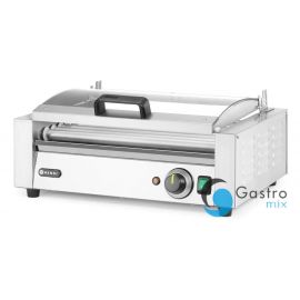  Podgrzewacz rolkowy 9 rolek  do parówek jednostrefowy, z energooszczędną pokrywą| 268643 hendi