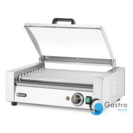  Podgrzewacz rolkowy 9 rolek  do parówek jednostrefowy, z energooszczędną pokrywą| 268643 hendi