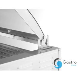  Podgrzewacz rolkowy 9 rolek  do parówek jednostrefowy, z energooszczędną pokrywą| 268643 hendi