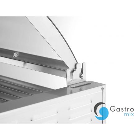 Podgrzewacz rolkowy 9 rolek  do parówek jednostrefowy, z energooszczędną pokrywą| 268643 hendi 