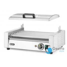  Podgrzewacz rolkowy 9 rolek  do parówek jednostrefowy, z energooszczędną pokrywą| 268643 hendi